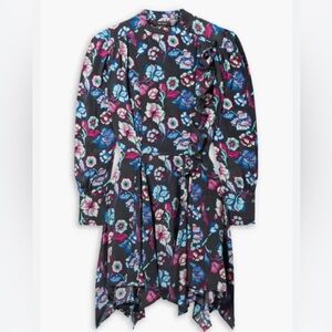 ISABEL MARANT Verikio ruffled floral-print silk mini dress